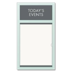 2-Line Informational Sign w/Insert Slot