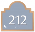 Room Number Sign - Handicap Accessible