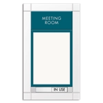 2-Line Meeting Room w/Window Slot & Sliding Panel