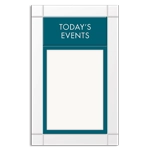 2-Line Informational Sign w/Insert Slot