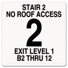 NFPA Emergency Evacuation Exit Sign