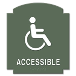 Accessible w/ Symbol