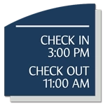 4-Line Information Sign