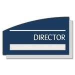 1-Line Nameplate Sign