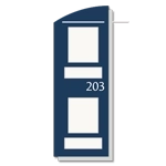 Room Number Sign - 2 Pictures