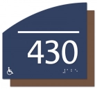 Room Number Sign - Handicap Accessible