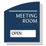 2-Line Room Sign w/Sliding Panel