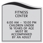 8-Line Room Sign