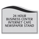 4-Line Room Sign