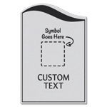 2-Line Custom Symbol Sign