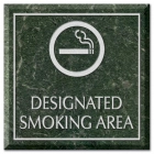 Designated Smoking Area w/Symbol