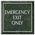 Emergency Exit Only