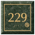 Square Room Number - No Smoking