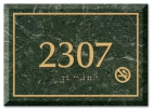Rectangular Room Number - No Smoking