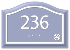 Room Number Sign - No Smoking