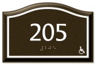 Room Number Sign - Handicap Accessible
