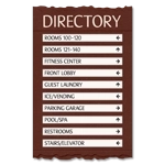 10 Panel Directory Sign