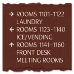 8-Line Directional Sign