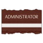 Nameplate w/Name Title