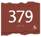 Room Number Sign - Handicap Accessible