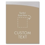2-Line Custom Symbol Sign