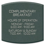 10-Line Custom Informational Sign