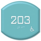 Room Number Sign - Handicap Accessible