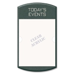 2-Line Informational Sign w/Insert Slot