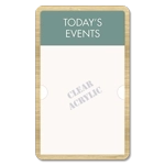 2-Line Informational Sign w/Insert Slot