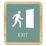 Exit Sign w/Symbols