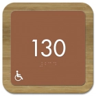 Room Number Sign - Handicap Accessible