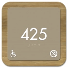Room Number Sign - Handicap Accessible/No Smoking