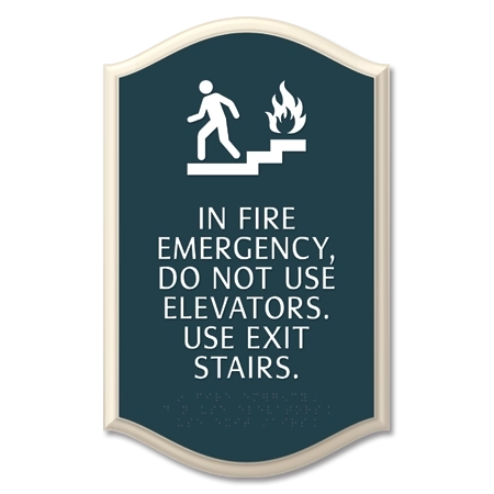 In Case of Fire Use Stairs - Florida Code