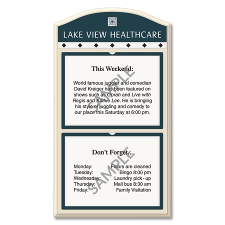 Two-Slot Message Display