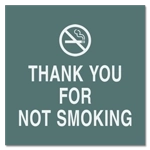 Thank You For Not Smoking w/Symbol