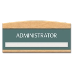 1-Line Custom Nameplate with Insert