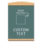 2-Line Custom Symbol Sign