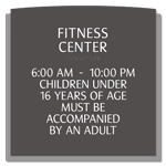 8-Line Room Sign