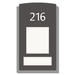 Room Number Sign - 1 Picture