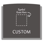 1-Line Custom Symbol Sign