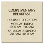 8-Line General Information Sign