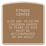 9-Line Room Sign