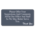 Please Offer Your Suggestions...