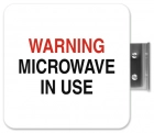 Warning Microwave in Use
