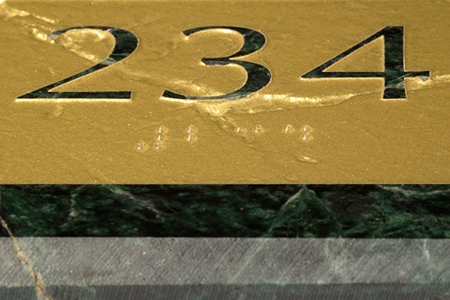 Braille Detail - Verde