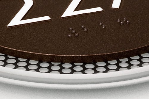 Braille Detail - Bronze