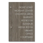 10-Line Directional Sign