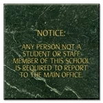 12-Line General Information Sign