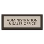 2-Line Common Room Sign (Extended Width)