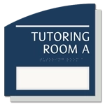 2-Line Common Room Sign w/ Window